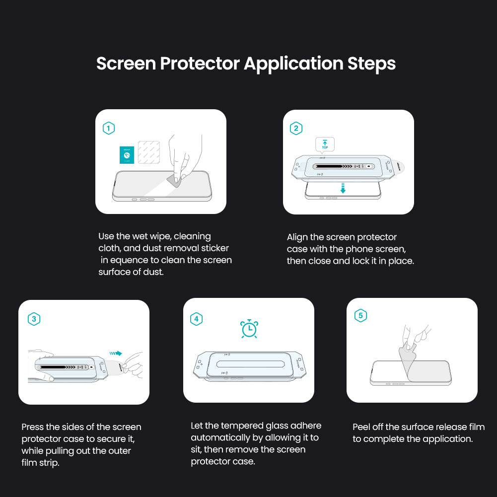 Nillkin iPhone 16 Series High-Aluminum Glass 2.5D HD Scratch-Proof Anti-Finerprint Glare-Proof Screen Protector