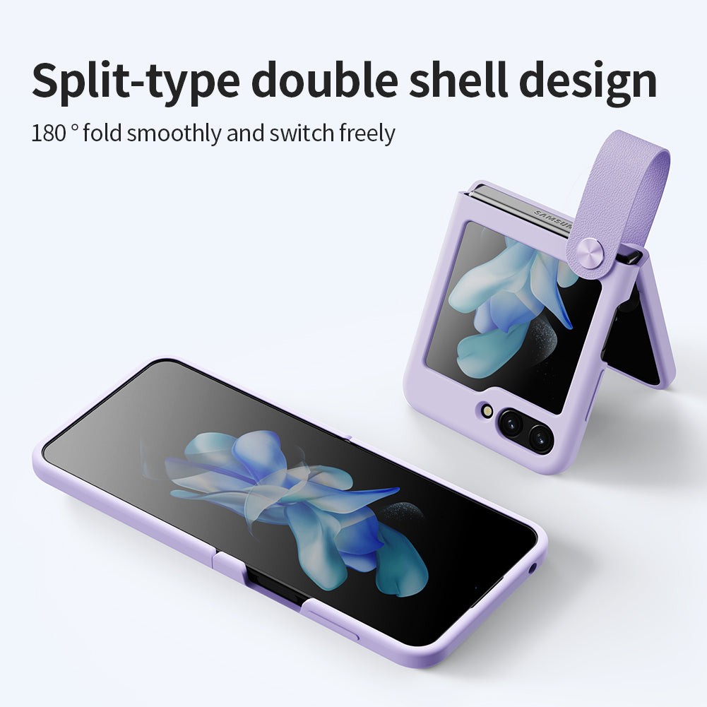 Nillkin Samsung Galaxy Z Flip 5 Liquid Silicone Finger Strap Phone Case Flex Series