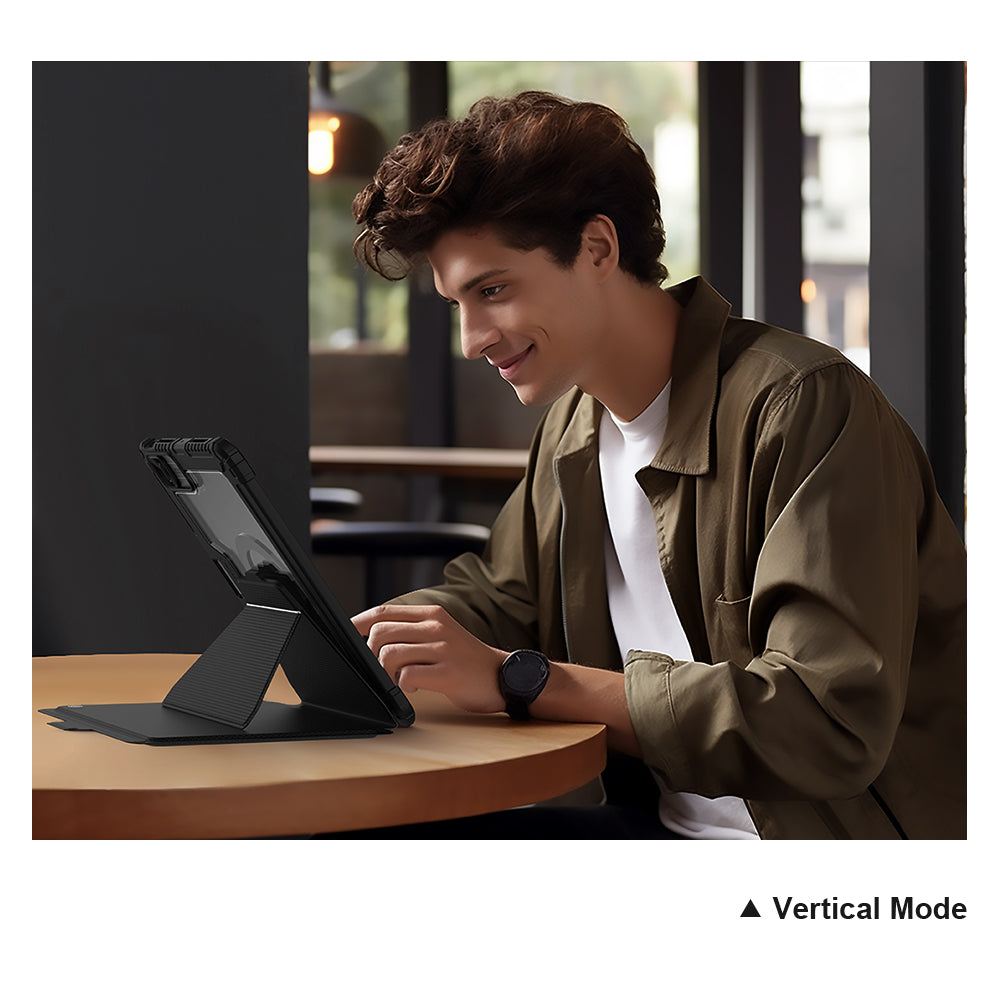 Nillkin iPad Pro 13" 2024/2025 內置磁吸 可拆式藍牙鍵盤保護套  鏡頭保護蓋 智能觸控板 多角度調較悍靈系列 (副本)
