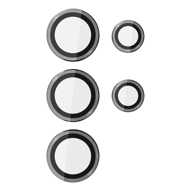 Nillkin Samsung S24 Series 0.4mm Aeronautical Aluminum Ring Lens Protector, High-transparency, Dust-proof, Scratch-proof
