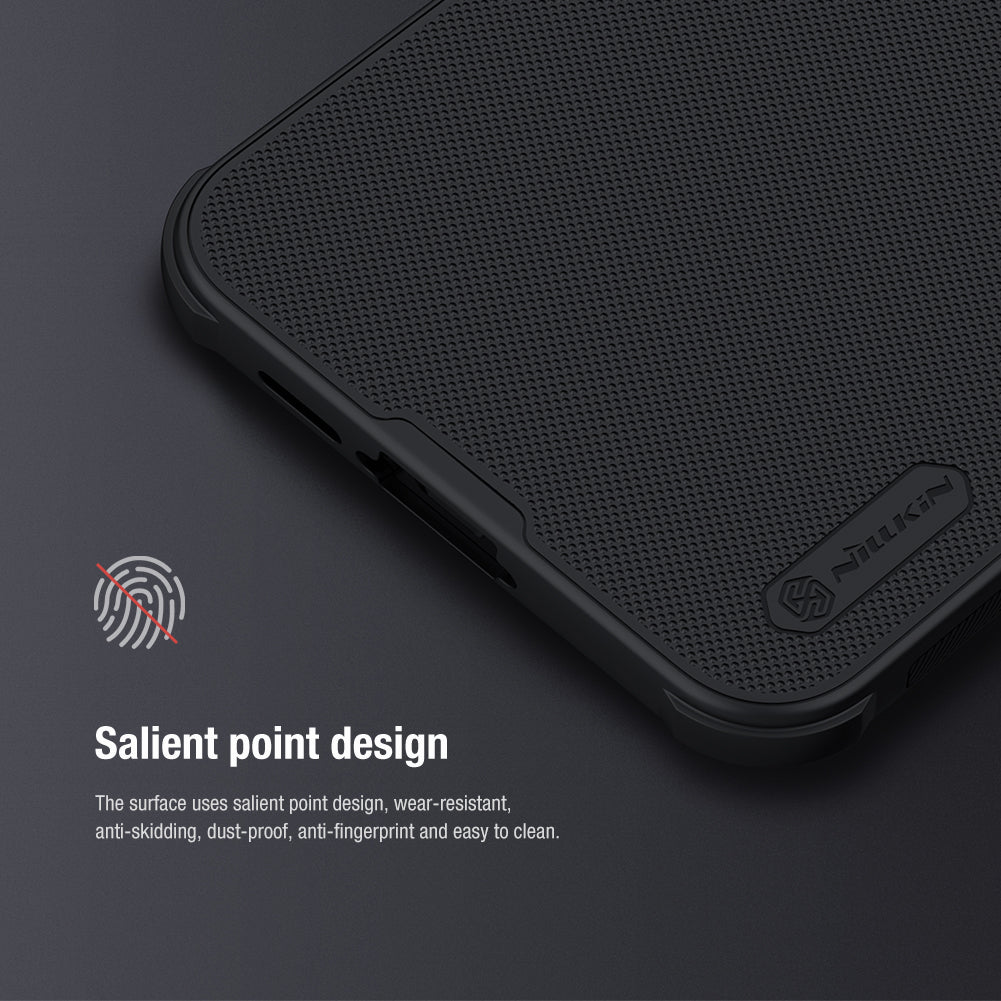 Nillkin Samsung A55 Four-corner Airbag,Anti-skidding,Anti-fingerprint Super Frosted Shield Pro Series PC Case