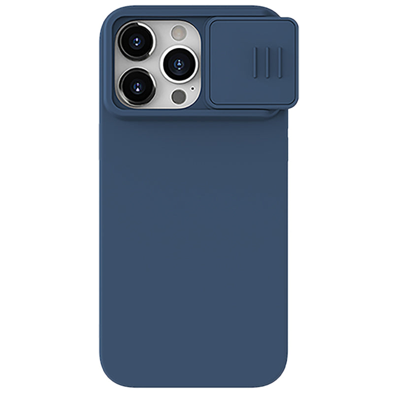 Nillkin iPhone 15 系列 MagSafe內置磁吸液態硅膠鏡頭滑蓋手機保護殼潤鏡系列