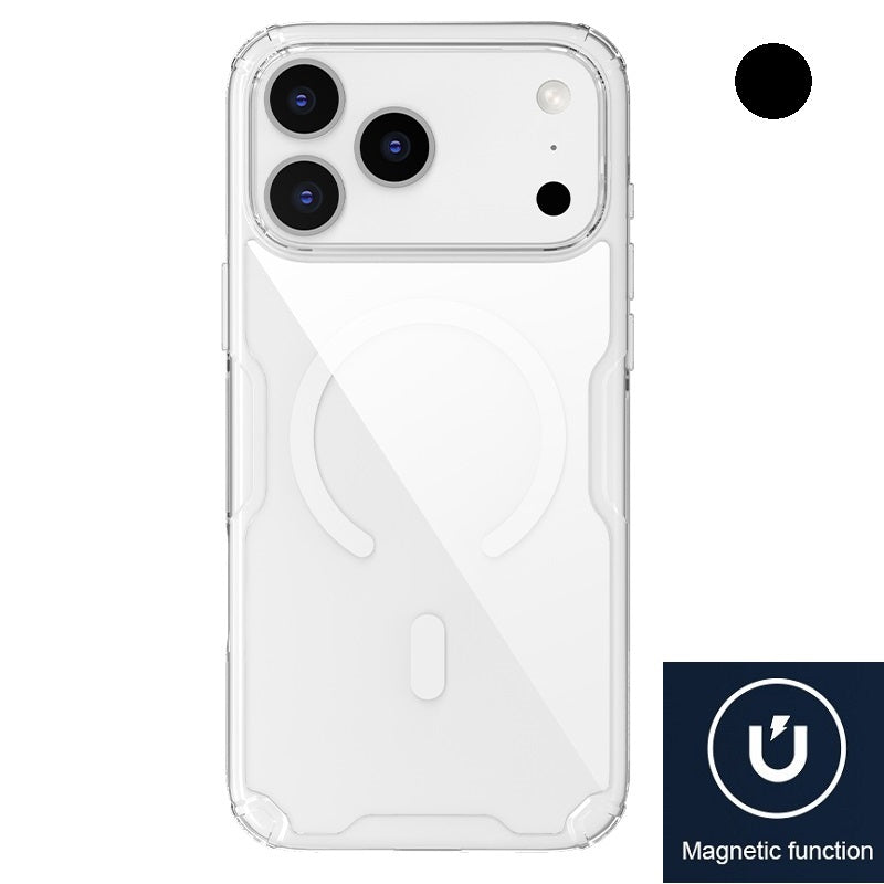Nillkin iPhone 17 系列 MagSafe內置磁吸四角氣囊邊框加厚TPU+PU背板防摔手機保護殼本色Pro系列