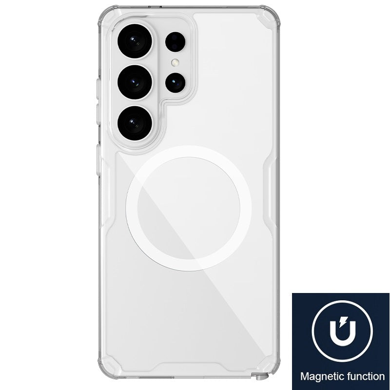 Nillkin Samsung S26 Series Built-in Magnetic Function, Four-corner Airbag, Anti-slip TPU + Acrylic board Phone Case Nature Pro Series
