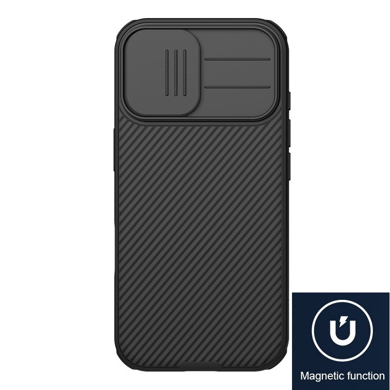 Nillkin iPhone 17 系列 MagSafe內置磁吸/鏡頭滑蓋保護/四角氣囊防摔手機保護殼黑鏡Pro系列