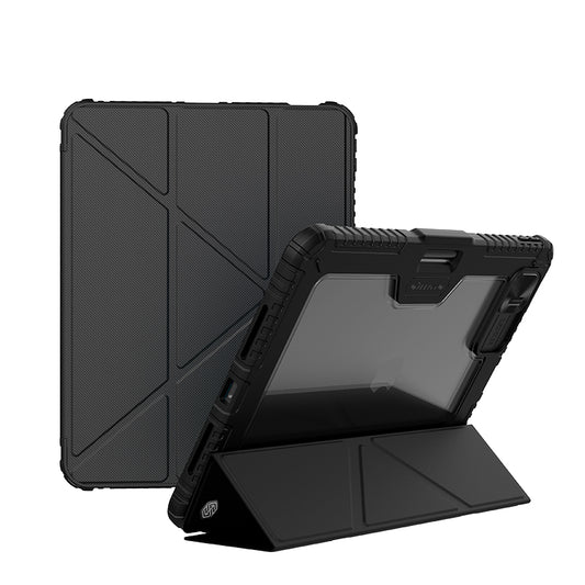 Nillkin iPad Pro 11" 2024 鏡頭滑蓋/內置筆槽/多角度折叠支架/防撞保護套