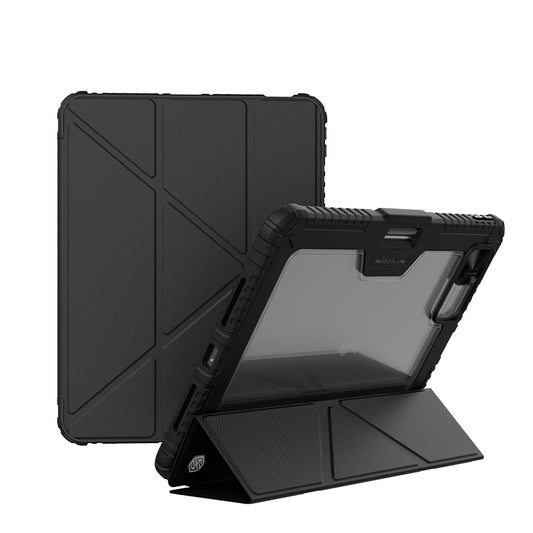 Nillkin iPad Pro 13" 2024 鏡頭滑蓋/內置筆槽/多角度折叠支架/防撞保護套