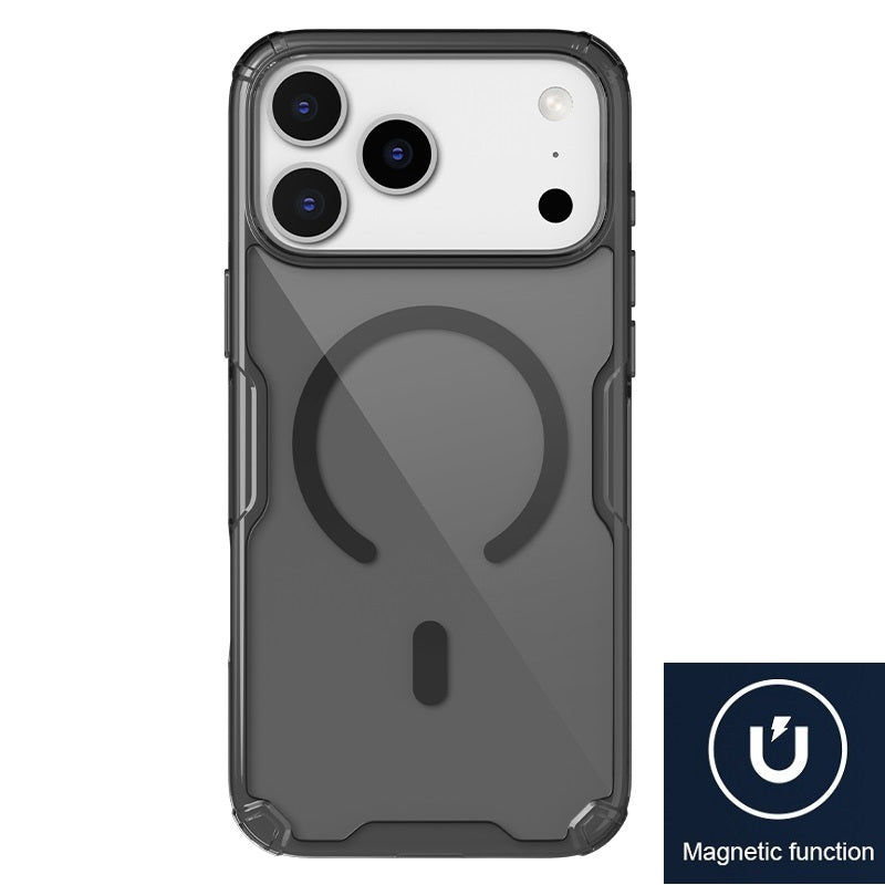 Nillkin iPhone 17 系列 MagSafe內置磁吸四角氣囊邊框加厚TPU+PU背板防摔手機保護殼本色Pro系列