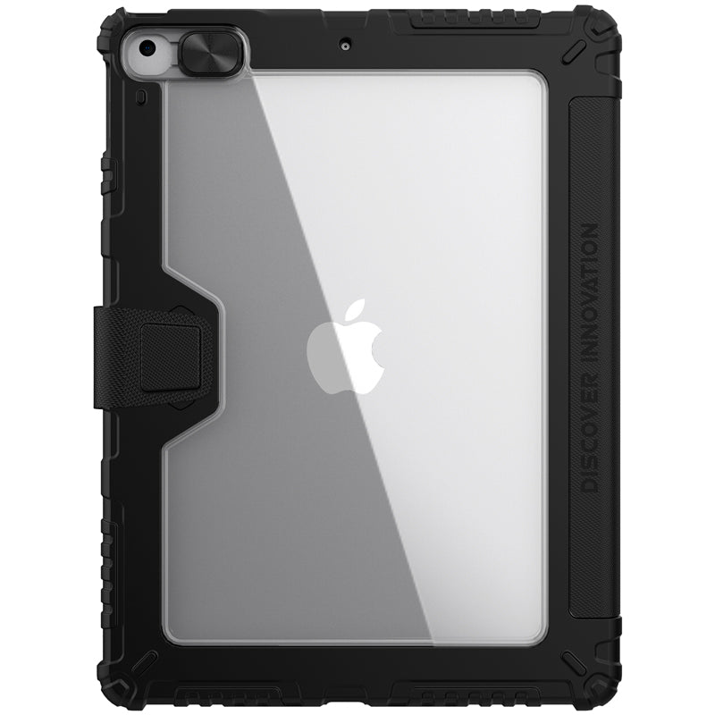 Nillkin iPad系列 10.2" - 12.9" 鏡頭滑蓋/內置筆槽/全覆蓋支架防撞保護套