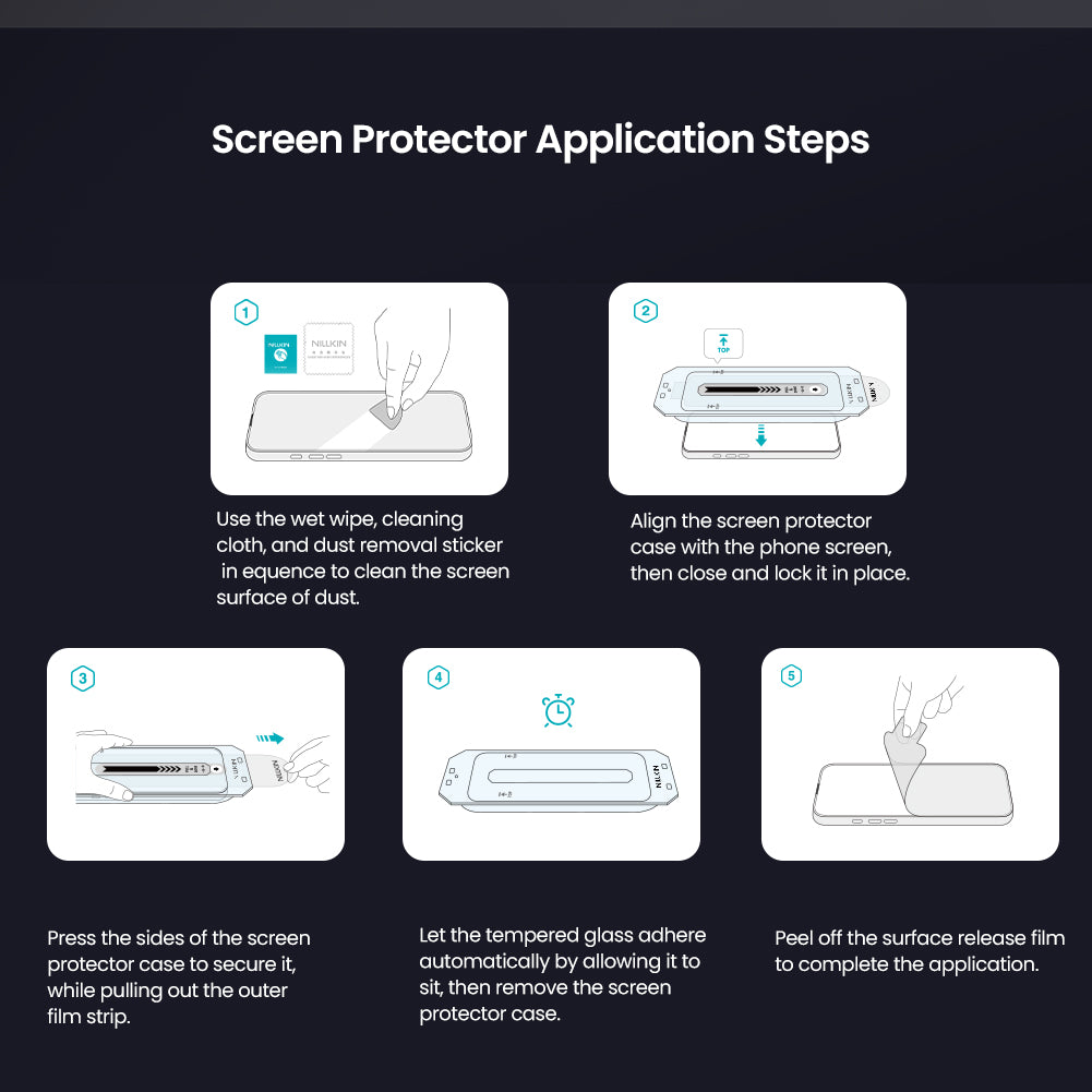 Nillkin Samsung S26 Series High-Aluminum Glass 2.5D HD Anti-Fingrprint Screen Protector