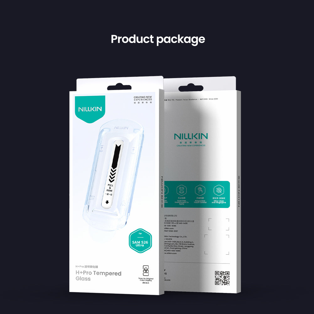 Nillkin Samsung S26 Series High-Aluminum Glass 2.5D HD Anti-Fingrprint Screen Protector