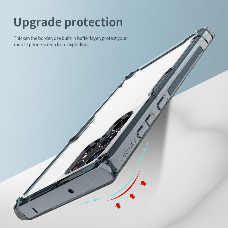 Nillkin Samsung S22 series Four-corner Airbag Anti-slip TPU + Acrylic board Phone Case Nature Pro Series