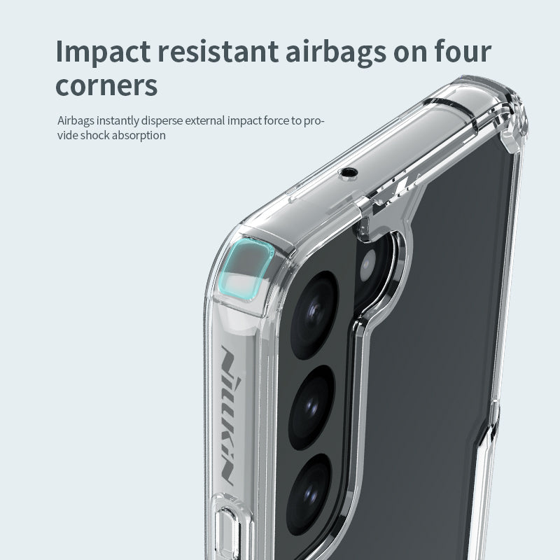 Nillkin Samsung S22 series Four-corner Airbag Anti-slip TPU + Acrylic board Phone Case Nature Pro Series