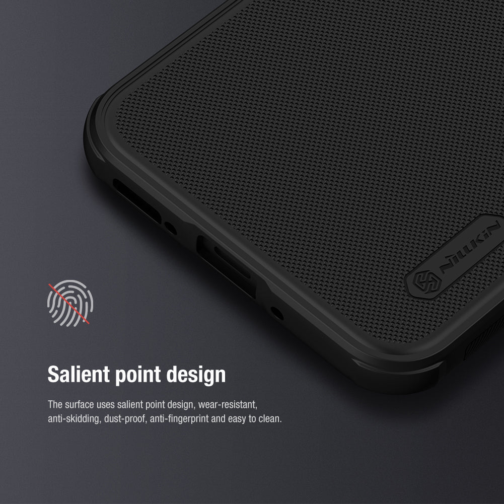 Nillkin Samsung A54 Four-corner Airbag,Anti-skidding,Anti-fingerprint Super Frosted Shield Pro Series PC Case