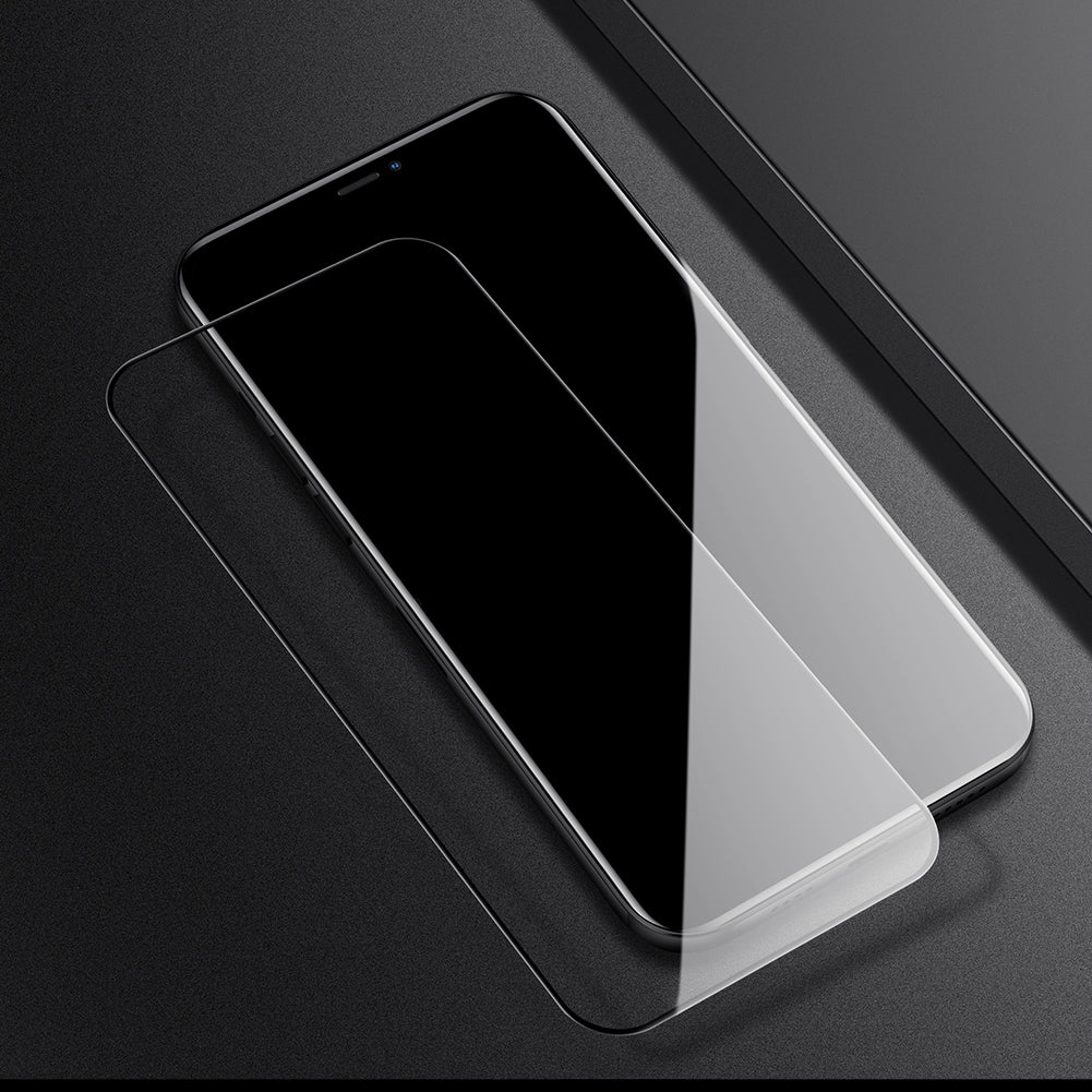 Nillkin iPhone 12 Series Japan AGC Glass 2.5D 9H HD Scratch-Proof Anti-Finerprint Glare-Proof Screen Protector CP+Pro