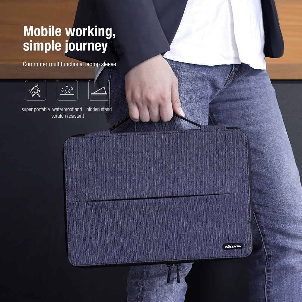 Nillkin 2-in-1 Laptop Sleeve/Stand (screen below 14/16 inches) with 2 Angles Adjustments Commuter Series