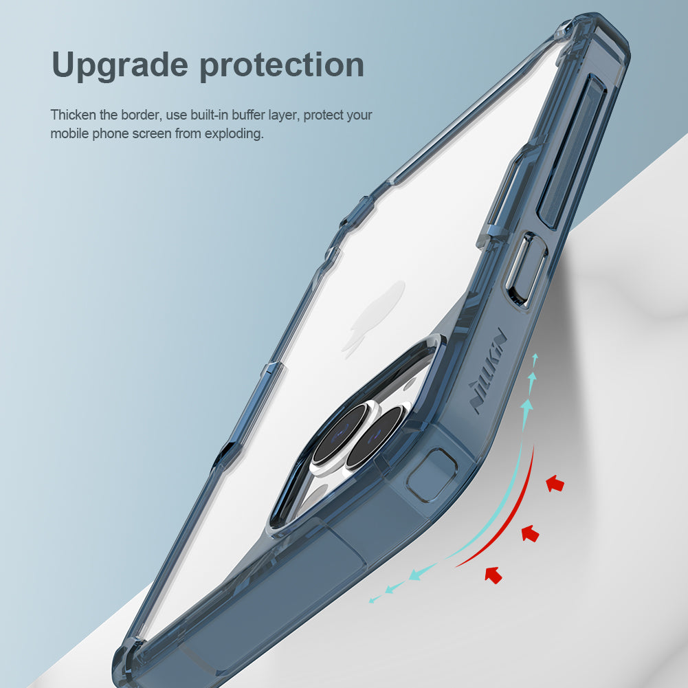 Nillkin iPhone 13 Series Four-corner Airbag Anti-slip TPU + Acrylic board Phone Case Nature Pro Series