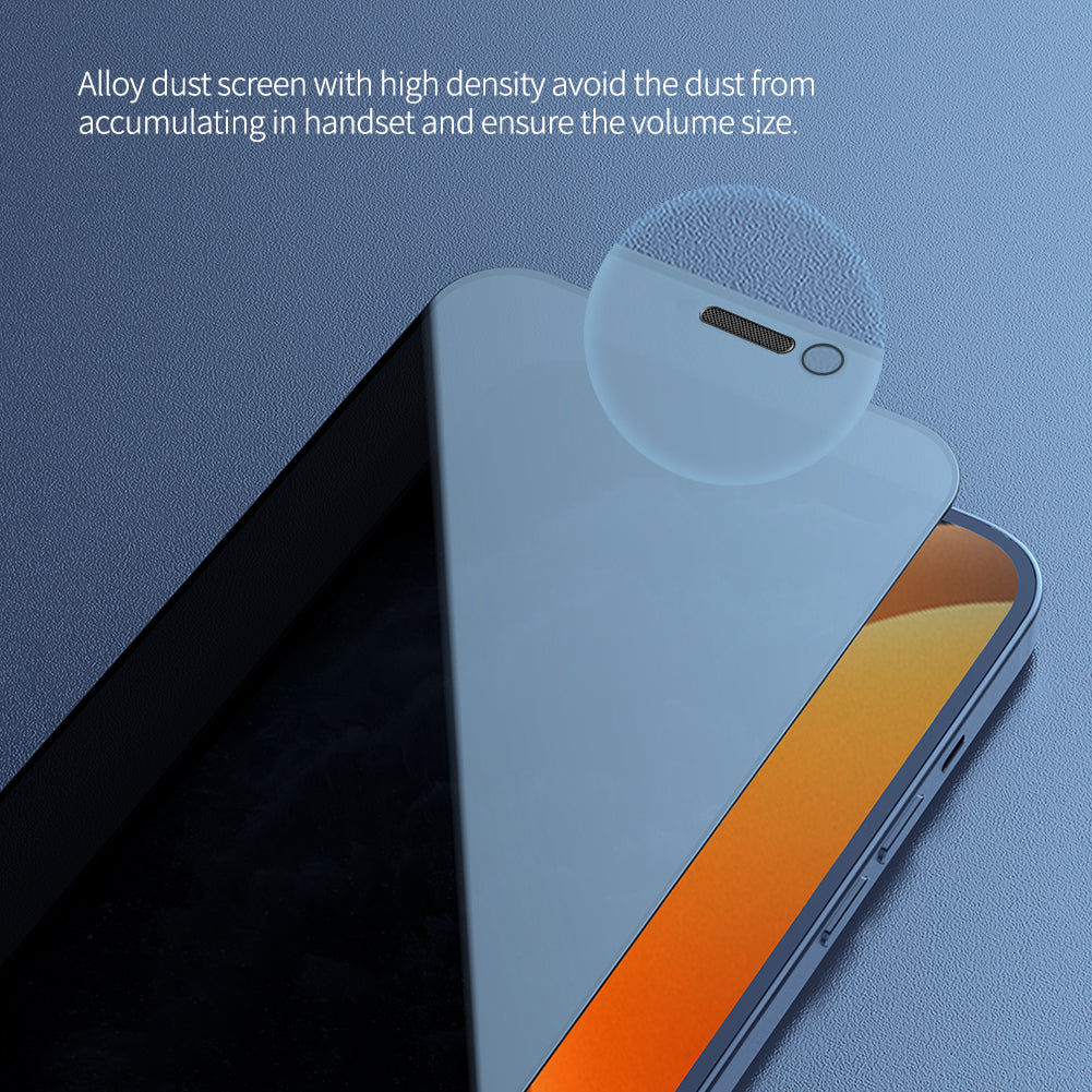 Nillkin iPhone 12 Series Japan AGC Glass 2.5D 9H HD Scratch-Proof Anti-Finerprint Glare-Proof Privacy Screen Protector 