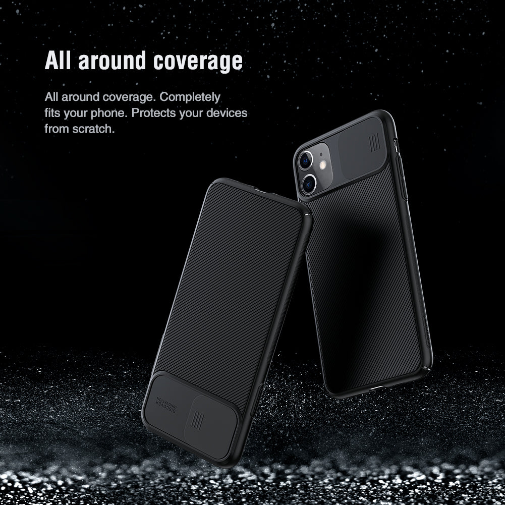 Nillkin iPhone 11 系列鏡頭滑蓋保護手機保護殼黑鏡系列