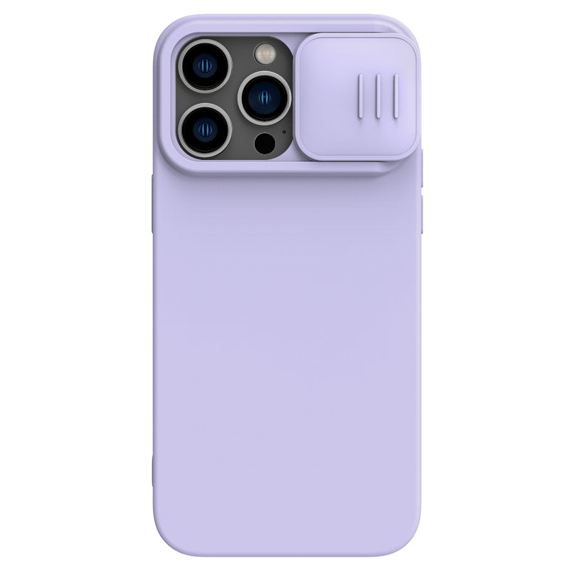 Nillkin iPhone 14 Pro 6.1" MagSafe內置磁吸液態硅膠鏡頭滑蓋手機保護殼潤鏡系列