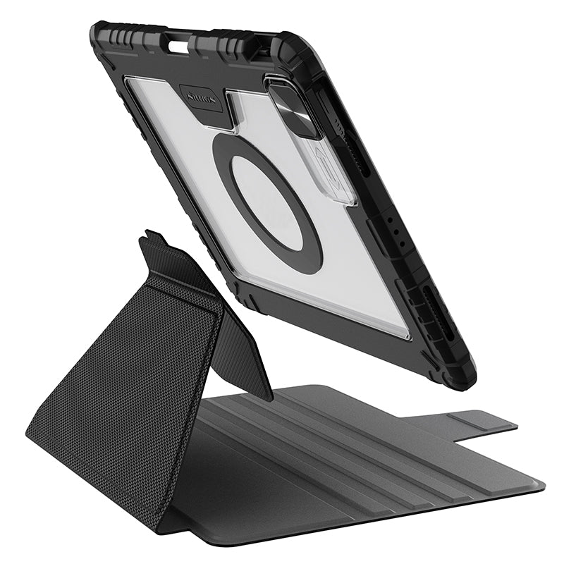 Nillkin iPad系列 10.9"/11" 內置磁吸,鏡頭滑蓋,可拆式多角度支架防撞保護套