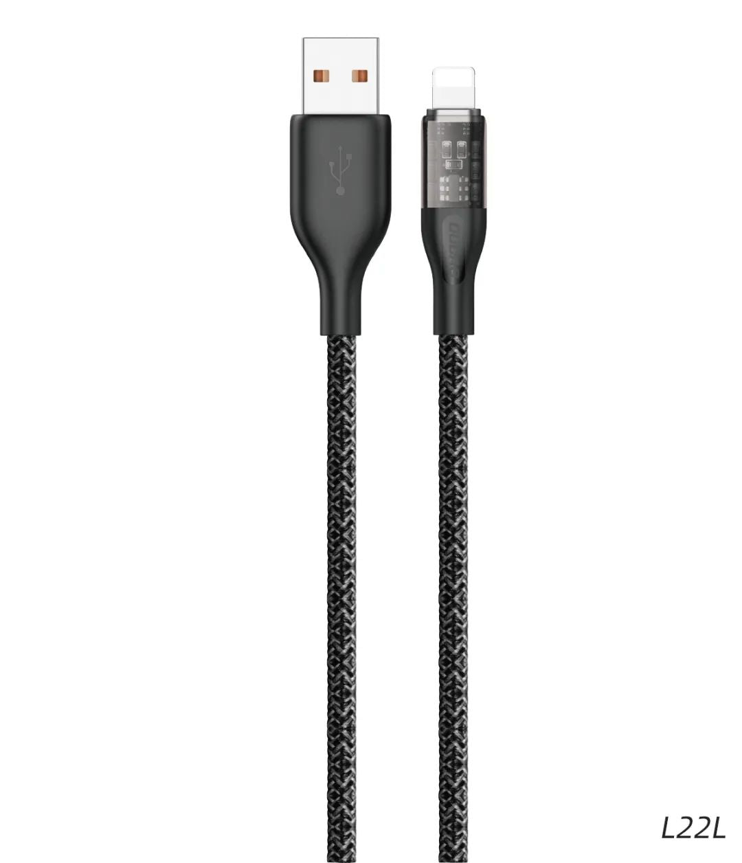 Dudao PD30W USB/Type-C to Lightning Transparent Shell 1M Fast Charging Cable L22 Series