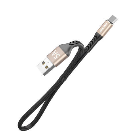 Dudao 5A Lightning / Type-C 23cm Charging Cable Easy Carry 20000 times Bending test pass